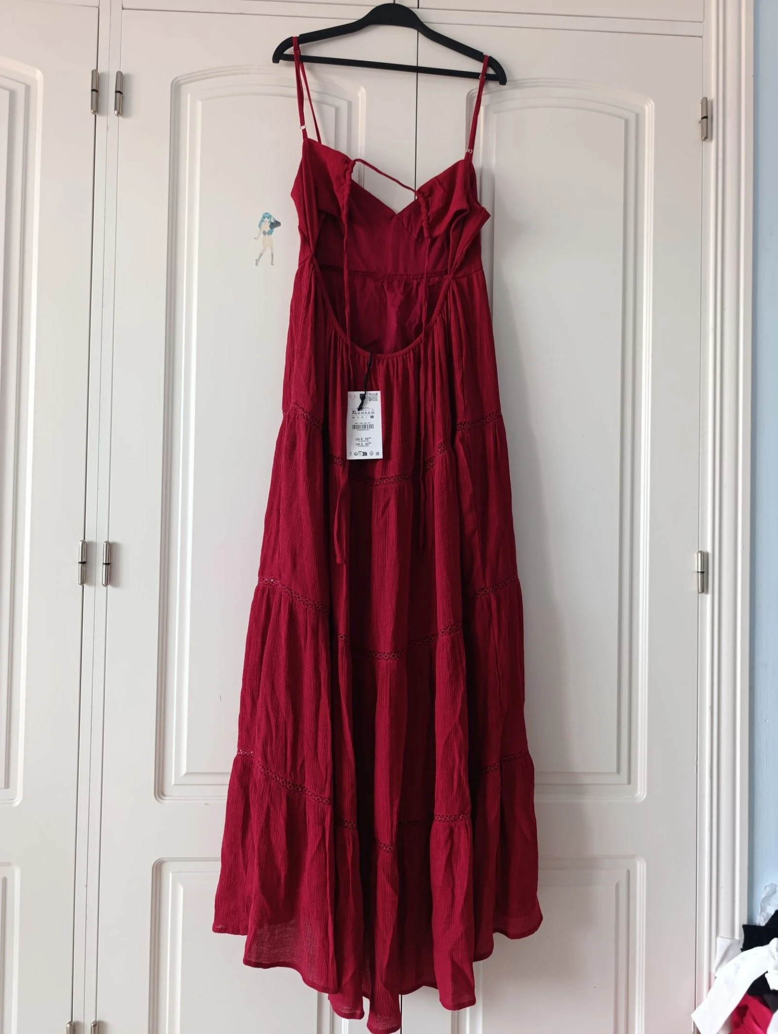 Vestido Zara maxi frambuesa talla XL  – photo 5